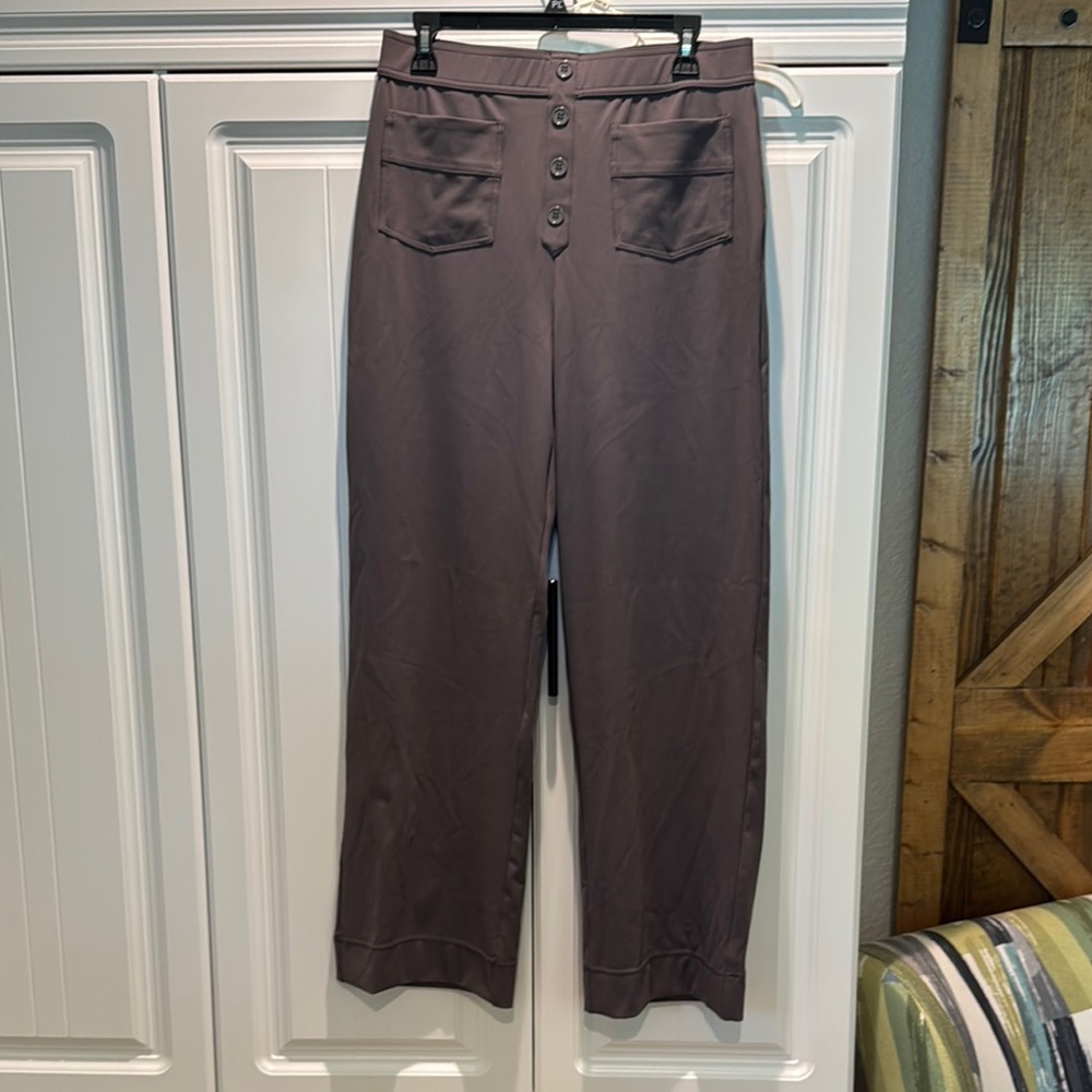 HALARA Gray Wide Leg Pants High-Rise